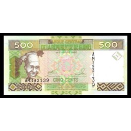 Guinea Pick. 39 500 Francs 2006 SC