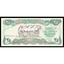 Iraq Pick. 74 25 Dinars 1990 SC