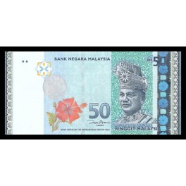 Malasia Pick. Nuevo 50 Ringgit 2009 SC