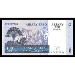Madagascar Pick. 86 100 Ariary 2004 SC