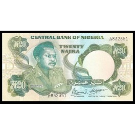 Nigeria Pick. 26 20 Naira 1984-05 SC