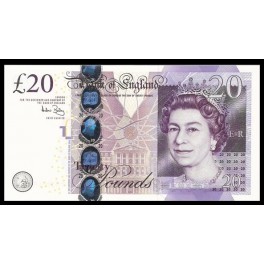 Inglaterra Pick. Nuevo 20 Pounds 2007 SC
