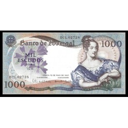 Portugal Pick. 172 1000 Escudos 1967 EBC