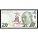 Turquia Pick. Nuevo 20 Lira 2009 SC