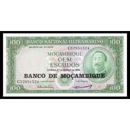 Mozambique Pick. 117 100 Escudos 1976 SC