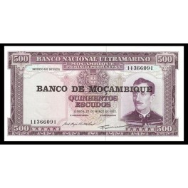 Mozambique Pick. 118 500 Escudos 1976 SC