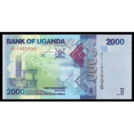 Uganda Pick. Nuevo 2000 Shillings 2010 SC
