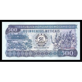 Mozambique Pick. 131 500 Meticais 1983-89 SC
