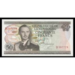 Luxemburgo Pick. 55 50 Francs 1972 SC