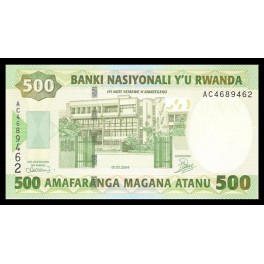 Ruanda Pick. 30 500 Francs 01-07-2004 SC