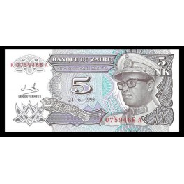 Zaire Pick. 48 5 N.Makuta 24-06-1993 SC
