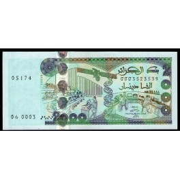 Argelia Pick. Nuevo 2000 Dinars 2011 SC