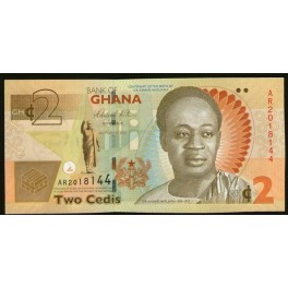 Ghana Pick. Nuevo 2 Cedis 2010 SC