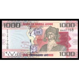 Sierra Leona Pick. Nuevo 1000 Leones 2010 SC