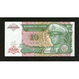 Zaire Pick. 49 10 N.Makuta 24-06-1993 SC
