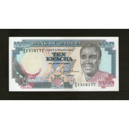 Zambia Pick. 31 10 Kwacha 1989-91 SC