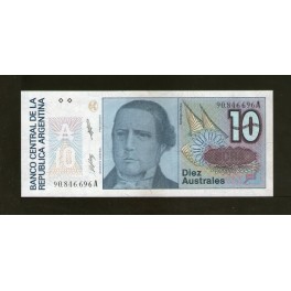 Argentina Pick. 325 10 Australes 1985-89 SC