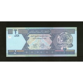 Afghanistan Pick. 65 2 Afghanis 2002 UNC