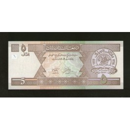 Afghanistan Pick. 66 5 Afghanis 2002 UNC