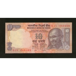 Inde Pick. 89 10 Rupees 1996-97 NEUF