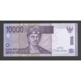 Indonesia Pick. New 10000 Rupiah 2010 UNC
