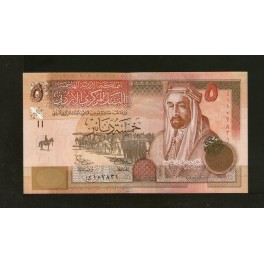 Jordanie Pick. 35 5 Dinars 2002-06 NEUF
