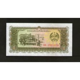 Lao Pick. 27 10 Kip 1979 UNC