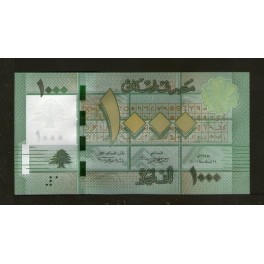 Lebanon Pick. New 1000 Livres 2011 UNC