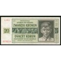 Bohemia-Moravia Pick. 9 20 Korun 1944 SC