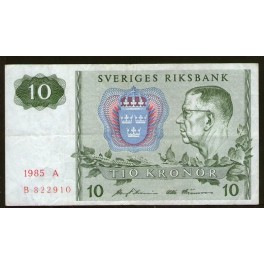 Suecia Pick. 52 10 Kronor 1963-90 MBC