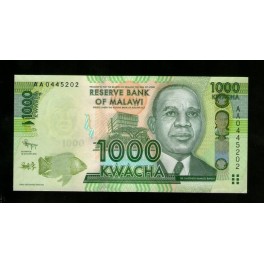 Malawi Pick. Nouveau 1000 Kwacha 2012 NEUF
