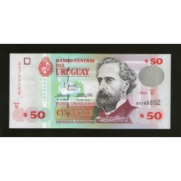Uruguay Pick. 75 50 Pesos U. 2000 SC