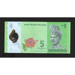Malaisie Pick. Nouveau 5 Ringgit NEUF